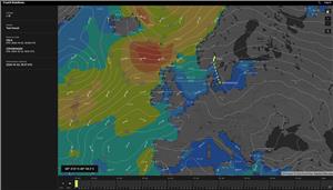 Access to real-time weather data along the vessel track ensures that both the master and the vessel manager are on the same page, improving teamwork and reducing potential operational misunderstandings. Image courtesy Coach Solutions